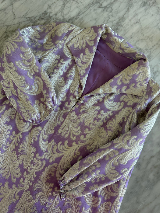 1960s Brocade Midi Dress