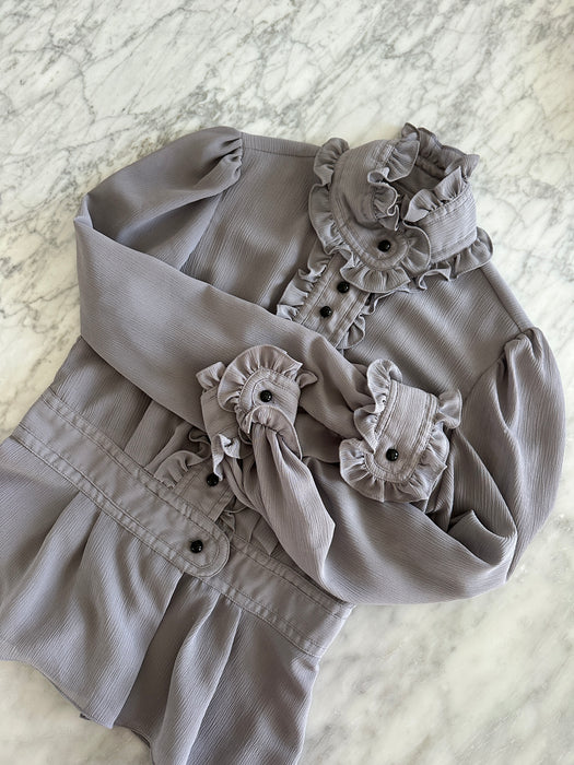 Victorian Inspired Ruffle Blouse