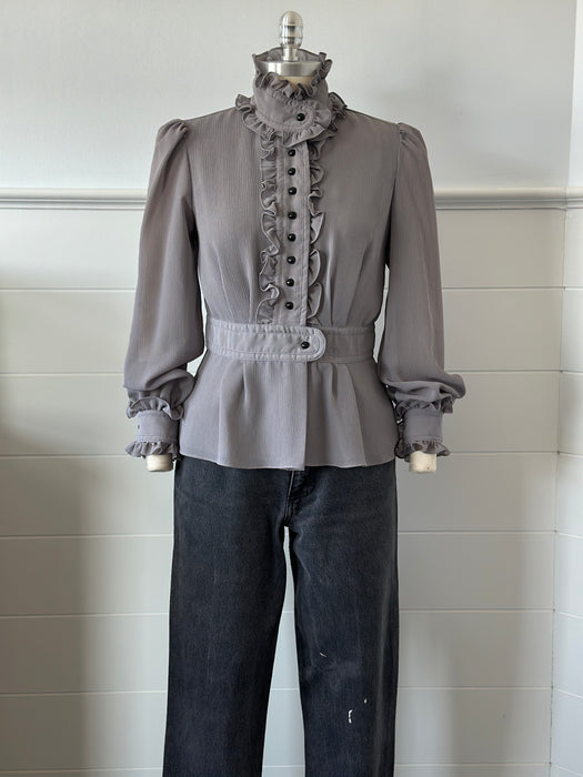 Victorian Inspired Ruffle Blouse
