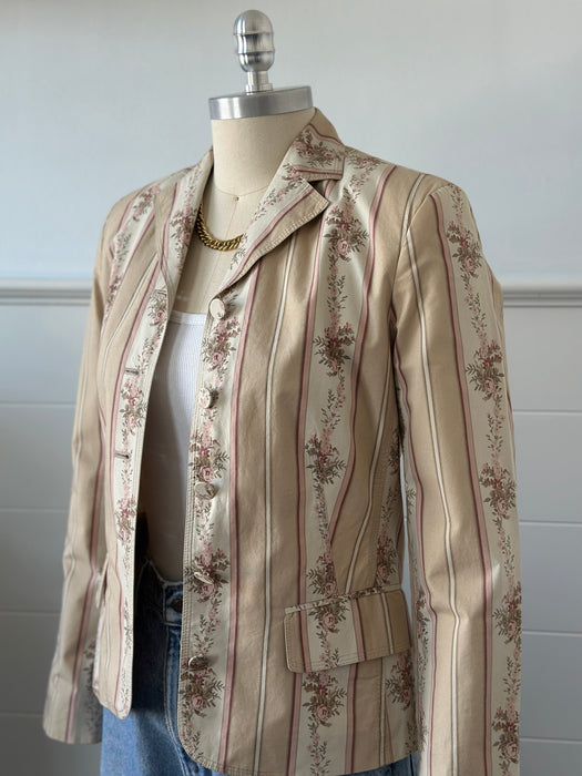 1990s Floral Blazer