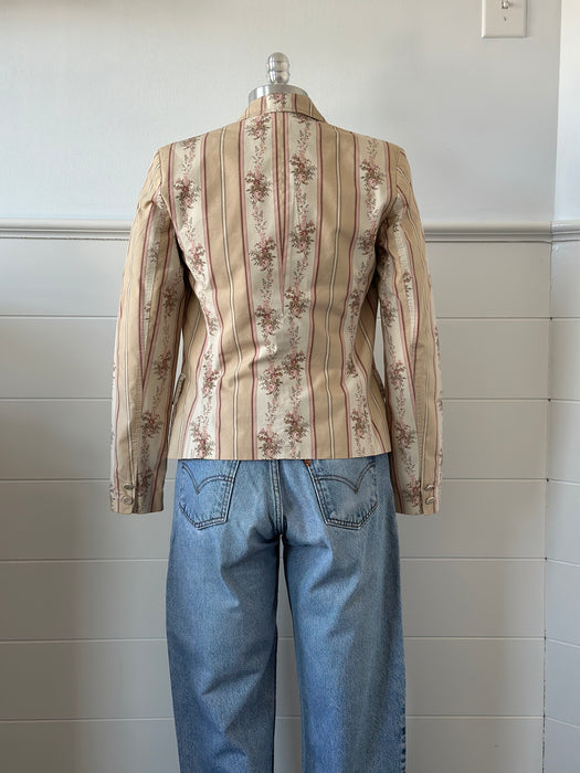 1990s Floral Blazer