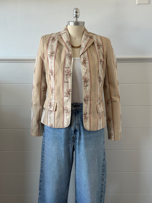 1990s Floral Blazer
