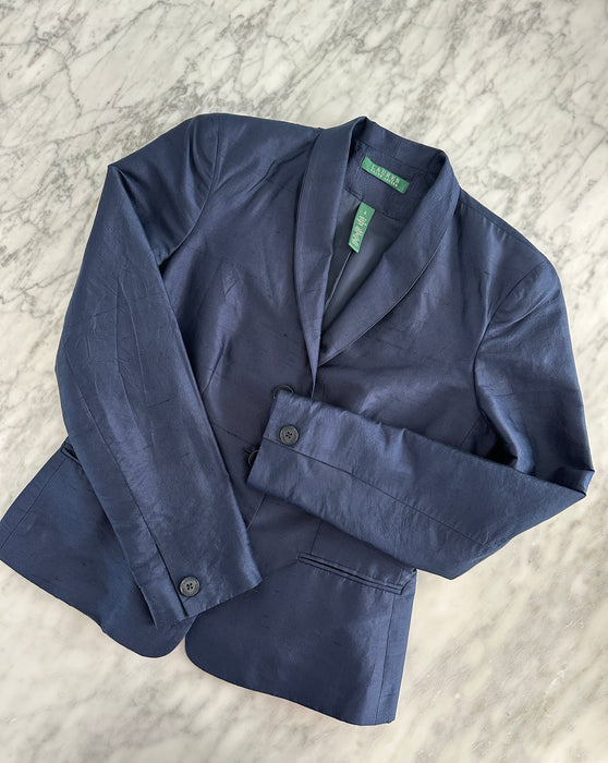 Lauren by Ralph Lauren Silk Blazer