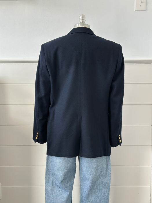 1980s Captain's Gold Button Blazer