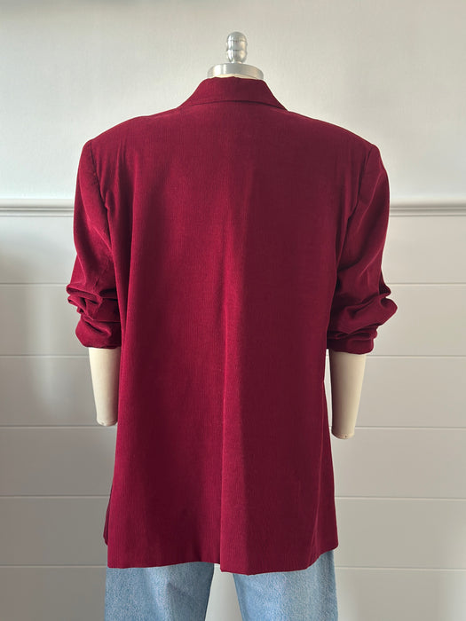1980s Oxblood Blazer