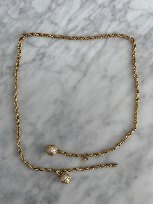 1960s Pearl Chain Belt