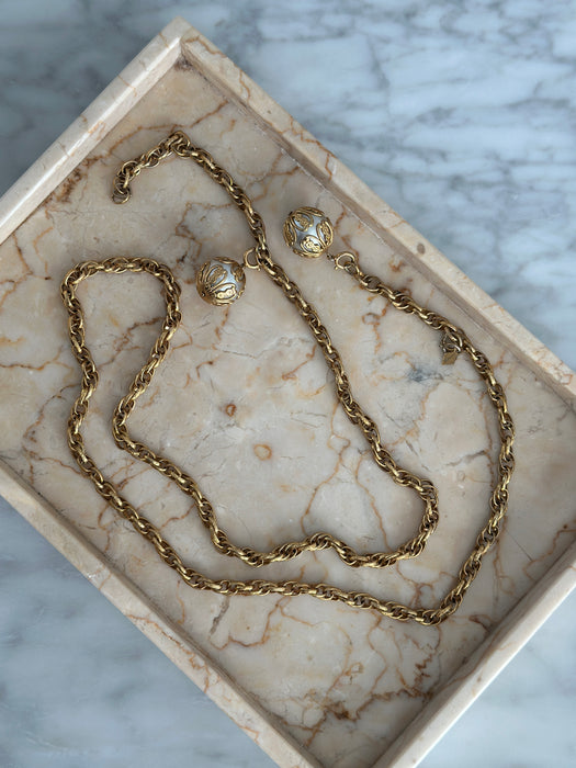 1960s Pearl Chain Belt
