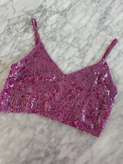 1970s Sequin Crop Top