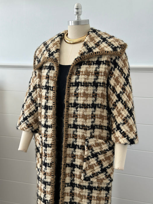 1960s Plaid Duster