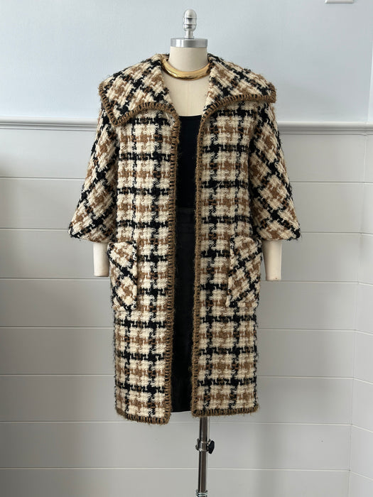 1960s Plaid Duster