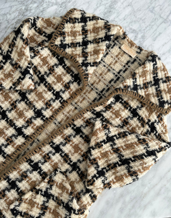 1960s Plaid Duster