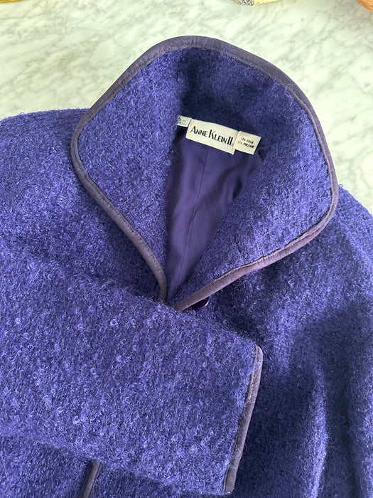 1980s Anne Klein II Boucle Blazer