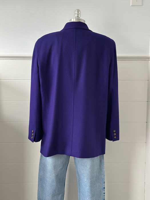 1980s Liz Claiborne Wool Blazer