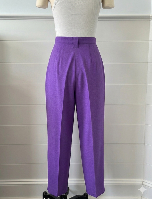 1980s Lord & Taylor Silk Slacks