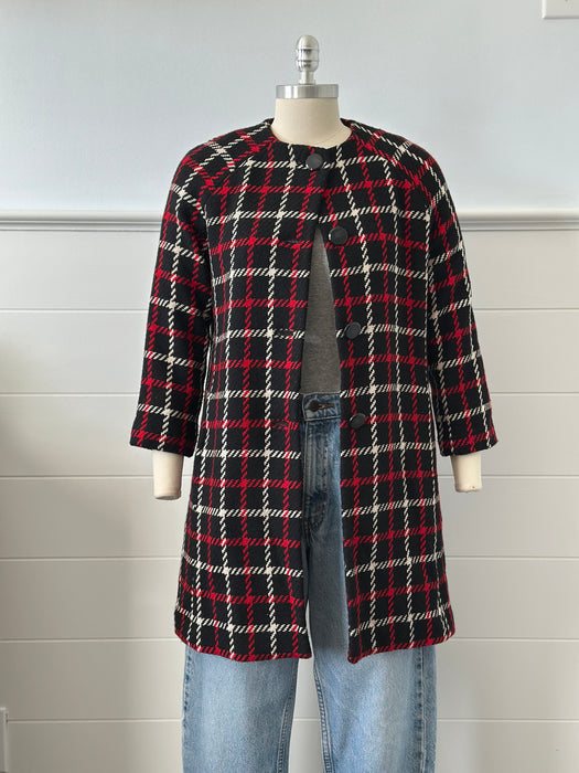1980s Houndstooth Coat