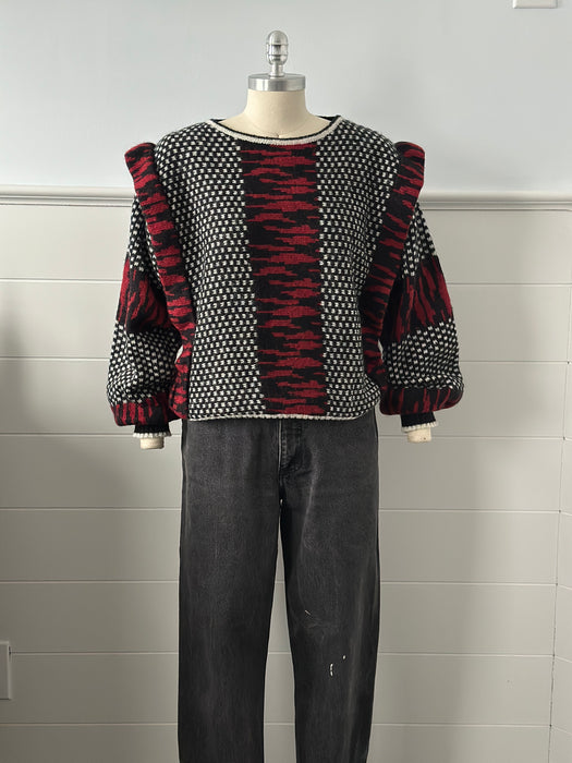 1980s New Wave Sweater