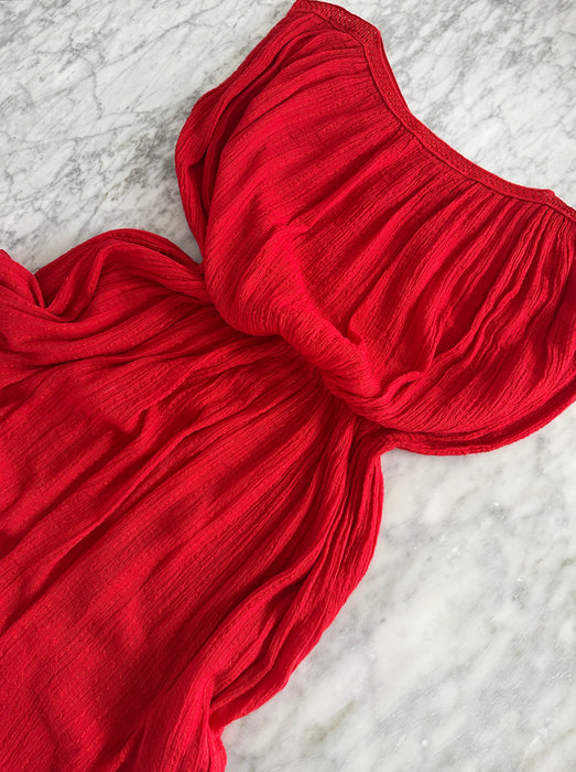 1970s Gauze Summer Dress