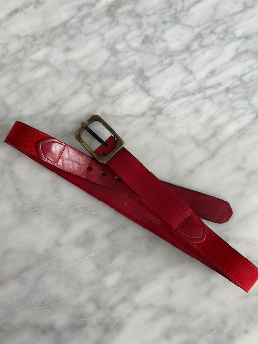 1980s Suede Belt