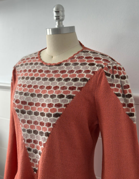 1970s Drop Waist Dress