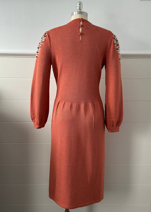 1970s Drop Waist Dress