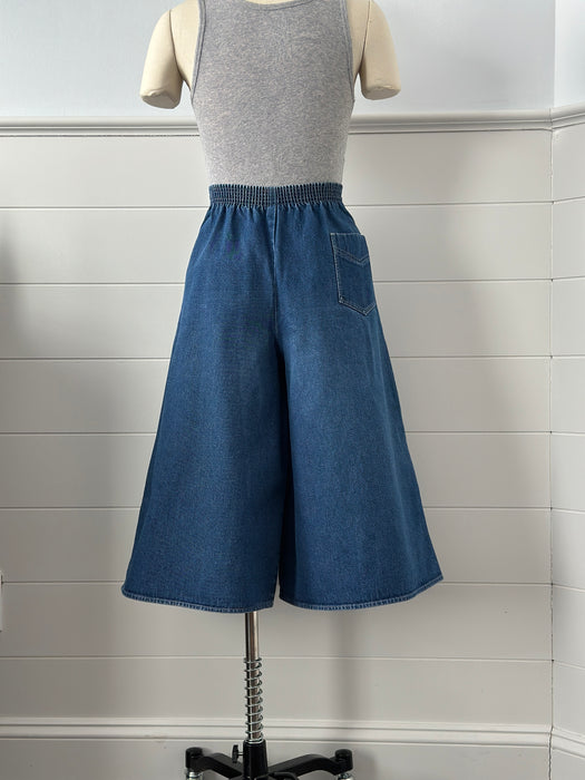 1980s Sasson Denim Culottes