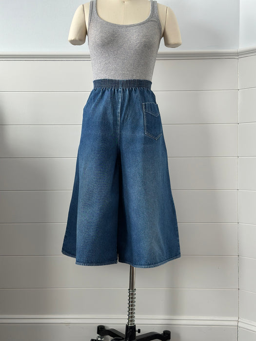1980s Sasson Denim Culottes