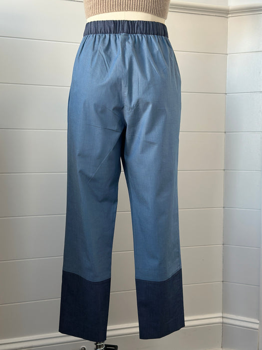 St. John Chambray Pant Set