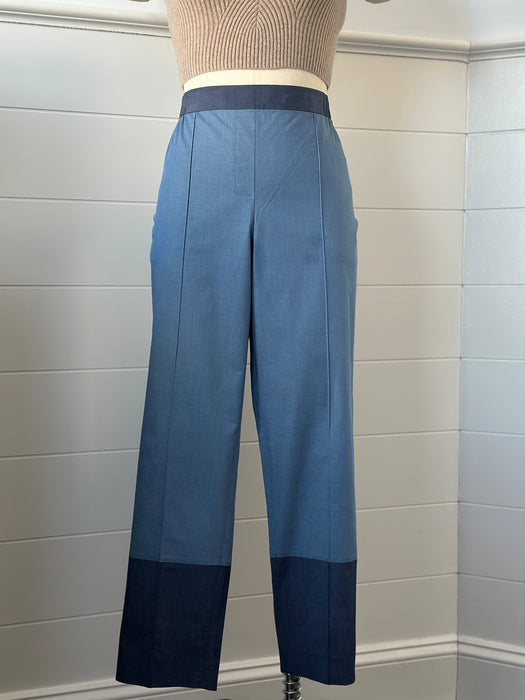 St. John Chambray Pant Set