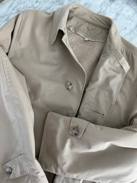1970s Storm Collar Trench Coat