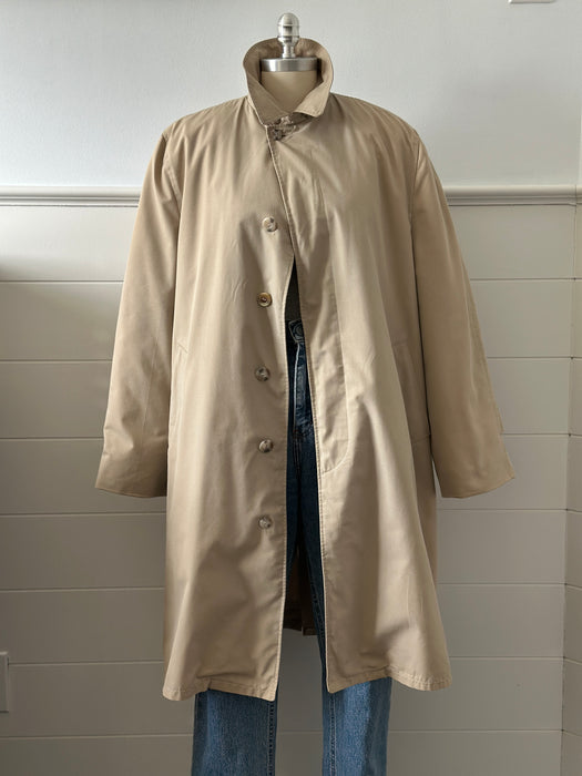 1970s Storm Collar Trench Coat
