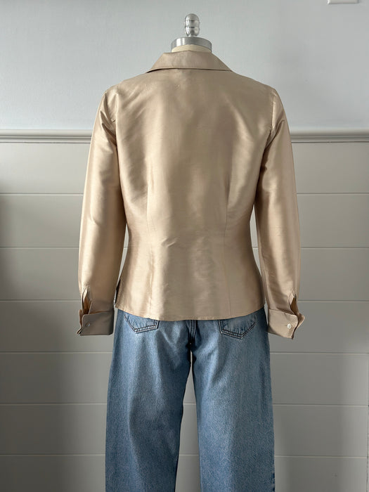 1980s Ann Taylor Silk Blouse