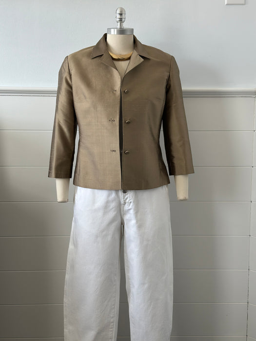 1980s Bloomingdales Silk Top