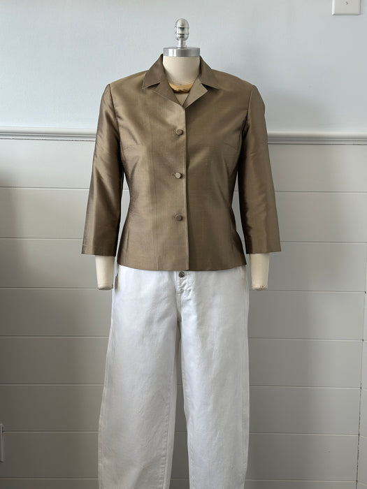 1980s Bloomingdales Silk Top