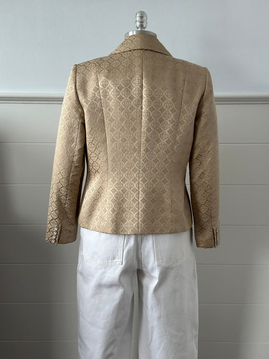 1980s Due Per Due Jacquard Blazer