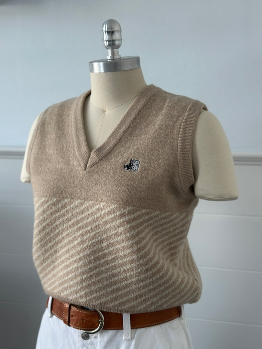 1990s Sweater Vest by Black & White