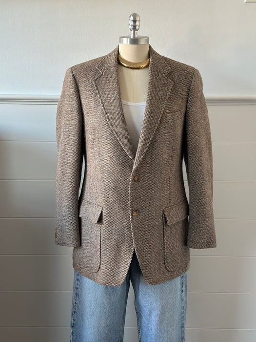 1980s Classic Tweed Blazer