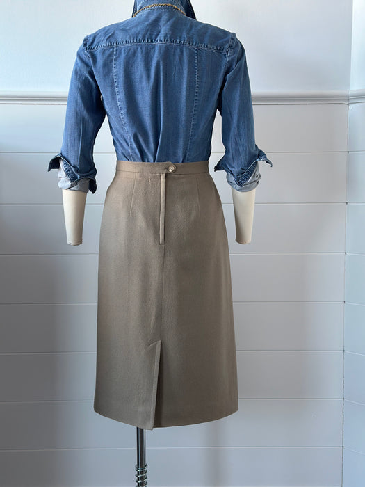 1980s Pencil Skirt