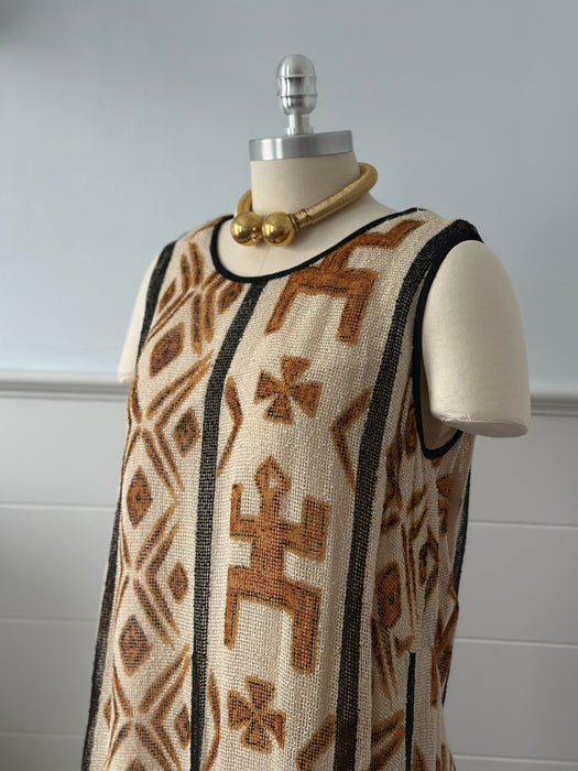 Vintage Tribal Maxi Dress
