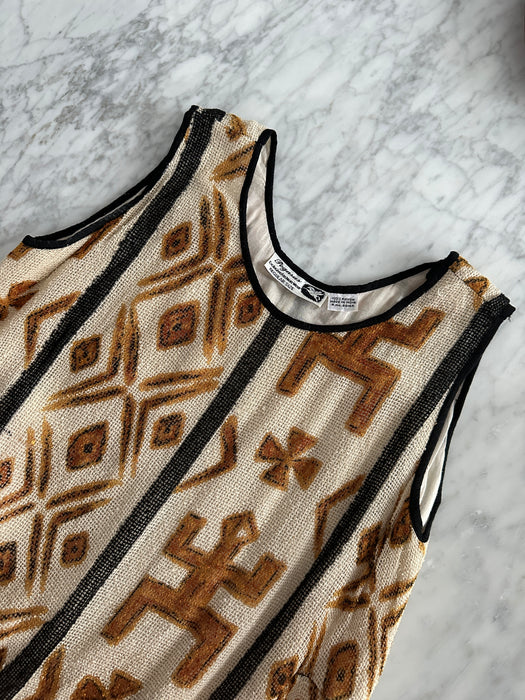 Vintage Tribal Maxi Dress