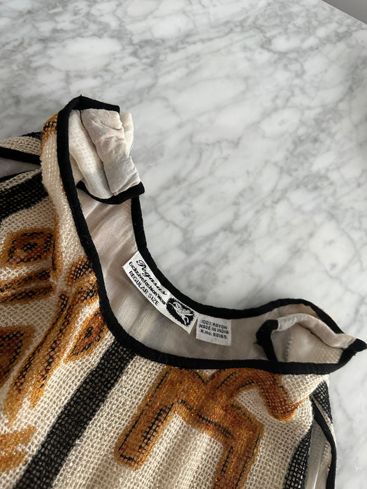 Vintage Tribal Maxi Dress