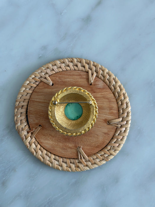 Vintage Turquoise Brooch