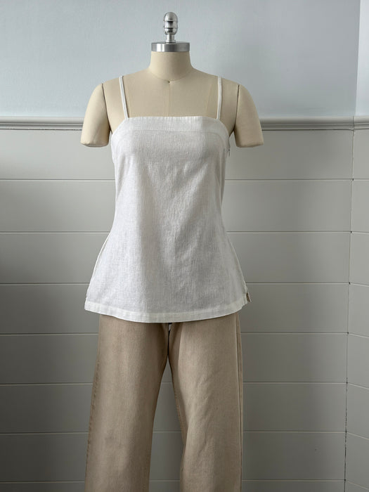 1990s Calvin Klein Linen Tank