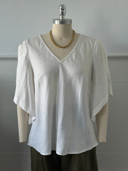 1990s Irish Linen Blouse