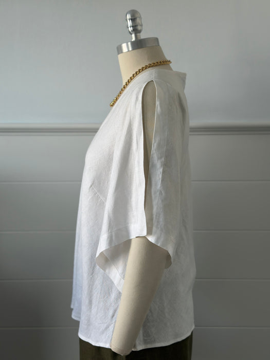 1990s Irish Linen Blouse