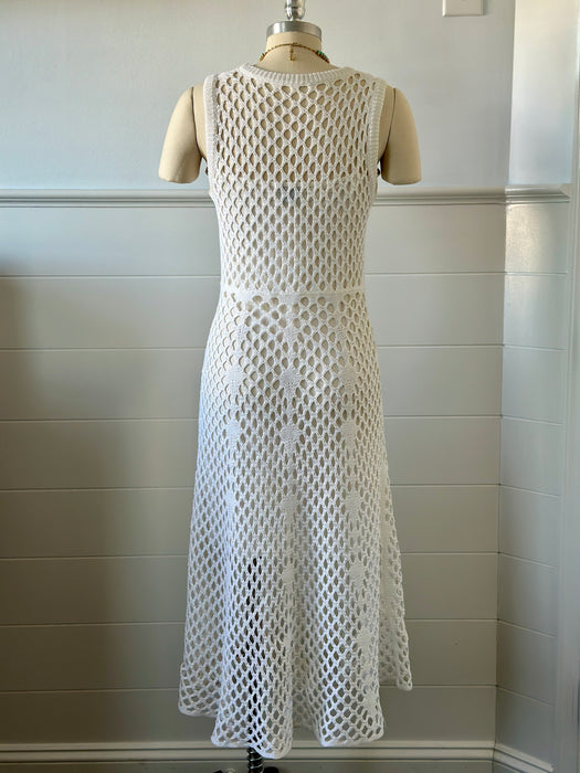 St. John Woven Midi Dress
