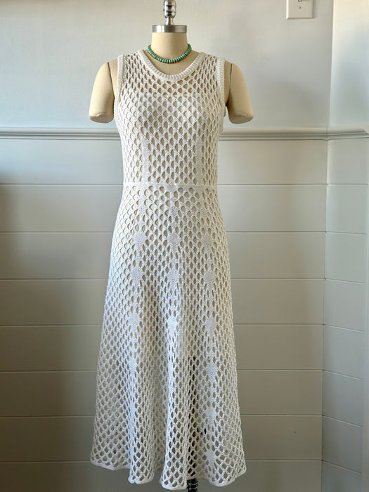 St. John Woven Midi Dress