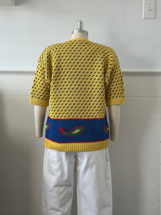 1980s Chaus Linen Sweater