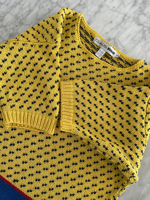1980s Chaus Linen Sweater