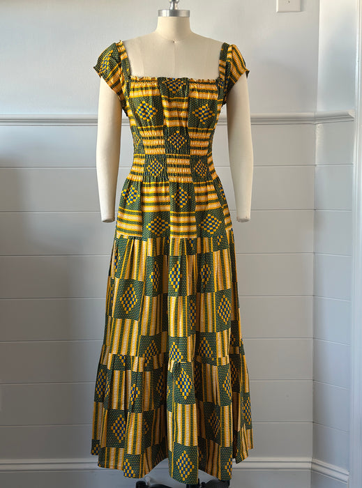 1970s Summer Maxi Dress
